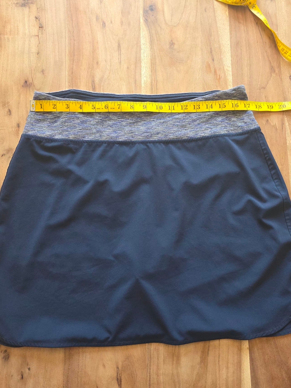 TUFF ATHLETICS Activewear Skort with Heathered Elastic Waistband, Size XL - Picture 13 of 13